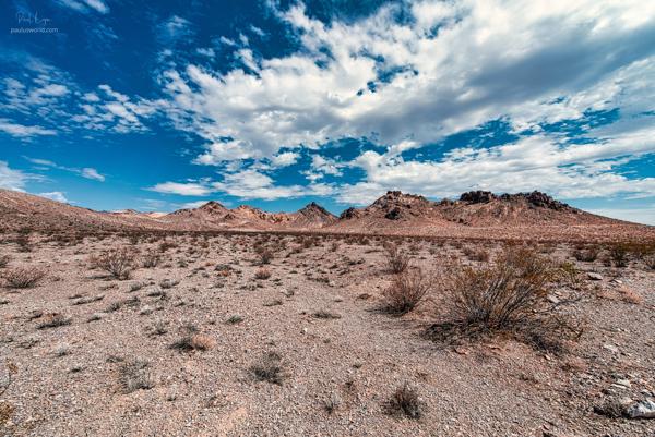 Photo taken of the scenery in Death Valley.