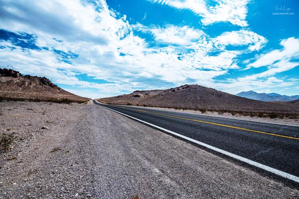 On the side of the road in Death Valley.